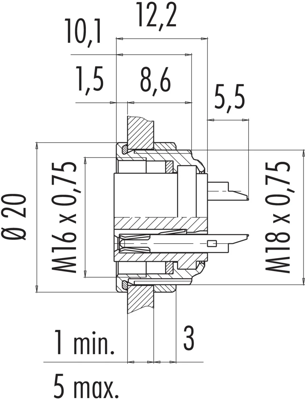 09 0584 00 07 binder Other Circular Connectors Image 2