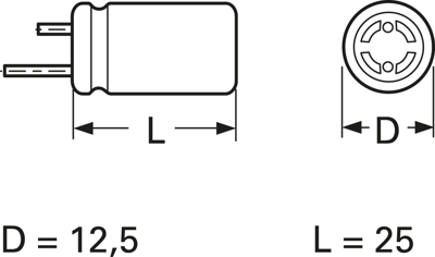 E-KSU500 Frolyt Electrolytic Capacitors Image 2