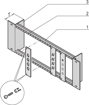 20118-630 SCHROFF Accessories for Enclosures