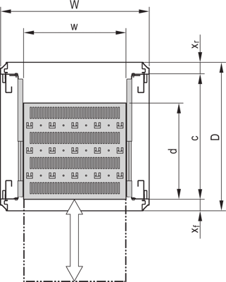 22130-352 SCHROFF Accessories for Enclosures