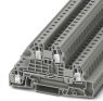 Installation terminal block, screw connection, 0.2-10 mm², 38 A, 6 kV, gray, 3076042