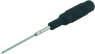 Test probe, socket 4 mm, rigid, 30 V, black, MZS 1 - PRUEF SW