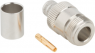 N socket 50 Ω, RG-8, RG-213, RG-225, Belden 7733A, Belden 8268, crimp connection, straight, 172105