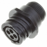 Socket housing, 4 pole, crimp connection, screw locking, straight, 206430-2