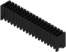 Pin header, 18 pole, pitch 3.5 mm, straight, black, 1290480000