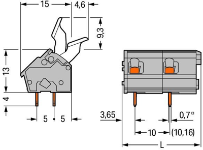 256-602/333-009/999-950 WAGO PCB Terminal Blocks Image 2