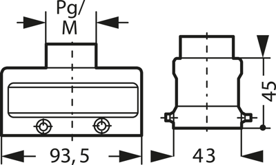 19300161421 Harting Housings for HDC Connectors Image 2