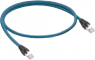 Sensor actuator cable, RJ45-cable plug, straight to RJ45-cable plug, straight, 8 pole, 2 m, TPE, blue, 1446