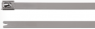 Cable tie, stainless steel, (L x W) 685 x 7.9 mm, bundle-Ø 12 to 203 mm, silver, -80 to 538 °C