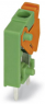 PCB terminal, 1 pole, pitch 3.81 mm, AWG 26-18, 12 A, spring-clamp connection, green, 1789647