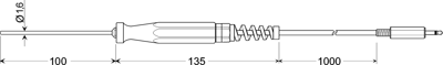 GTF175-KS-GE Greisinger Temperature Probes and Indicators