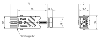 932140100 Hirschmann Automation and Control Device Connectors Image 2