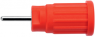 4 mm socket, round plug connection, mounting Ø 12.2 mm, CAT III, red, SEPB 6449 NI / RT