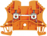 Through terminal block, screw connection, 0.5-4.0 mm², 2 pole, 24 A, 6 kV, orange, 1020060000