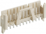 Pin header, 10 pole, pitch 2.5 mm, straight, natural, 3850 10 30 05