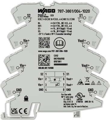 787-3861/004-1020 WAGO Device Circuit Breakers Image 4