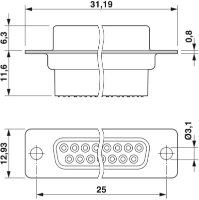 1688861 Phoenix Contact D-Sub Connectors Image 2