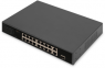 Ethernet switch, unmanaged, 16 ports, 1 Gbit/s, 100-240 VAC, DN-95355