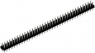 Pin header, 72 pole, pitch 2.54 mm, straight, black, 10058565