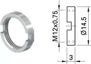 23.5116 Stäubli Electrical Connectors Nuts, Washers, Rings