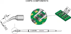 C120006 JBC Soldering tips, desoldering tips and hot air nozzles