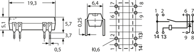 1393763-4 AXICOM Reed Relays Image 2