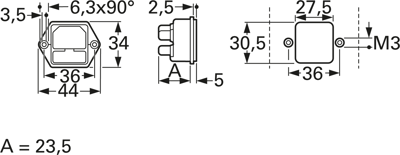 6200.2300 SCHURTER Device Connectors Image 2