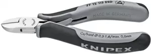 77 12 115 ESD Knipex Side Cutters, Tip Cutters