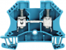 Through terminal block, screw connection, 1.5-16 mm², 2 pole, 57 A, 8 kV, blue, 1020380000