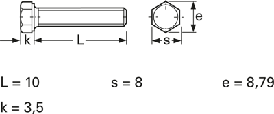 M5X10 I4017-8.8:A2K Screws, Threaded Rods Image 2