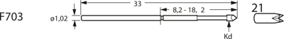 F70321S078L150 Feinmetall Contact Probes