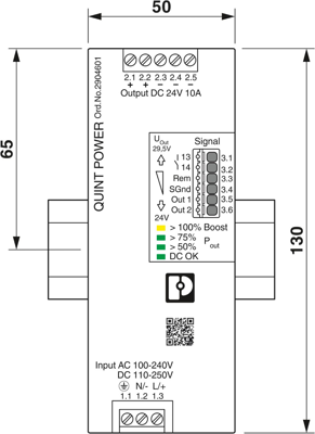 2904625 Phoenix Contact DIN Rail Power Supplies Image 2