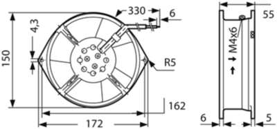 7856 ES ebm-papst Axial Fans Image 2