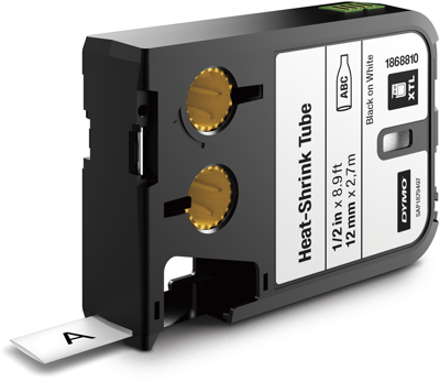 1868810 DYMO Heat shrinkable tubing Marking Image 1