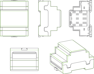 449-340-40 apra DIN-Rail Enclosures Image 4