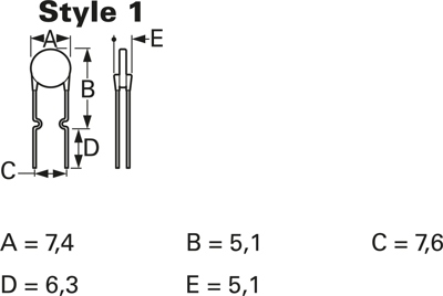 MF-R010 Bourns Electronics GmbH Resettable PTC-Fuses Image 2