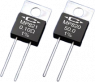 Power metal film resistor, 75 Ω, 20 W, ±1 %