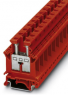 Through terminal block, screw connection, 2.5-25 mm², 2 pole, 76 A, 8 kV, red, 3000571