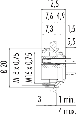 09 0308 89 03 binder Other Circular Connectors Image 2