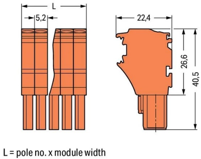 2022-113/000-012 WAGO Connecting Blocks Image 2