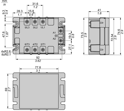 SSP3A250B7T Schneider Electric Solid State Relays Image 2