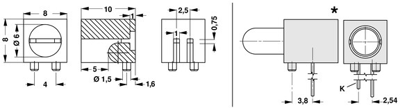 10031297 Fischer Elektronik LED Spacer Image 2