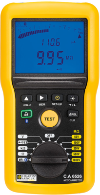 C.A 6526 Chauvin Arnoux Electric Installation and Insulation Testers Image 1