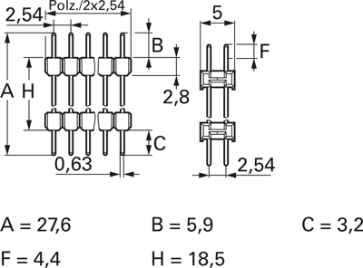 2-829587-0 AMP PCB Connection Systems