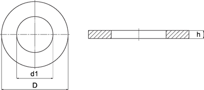 BYB-3-16H1259 by.B Nuts, Washers, Rings Image 2