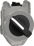 Selector switch, unlit, latching, 1 Form A (N/O), waistband round, black, 2 x 90°, mounting Ø 30.5 mm, XB4FJ21