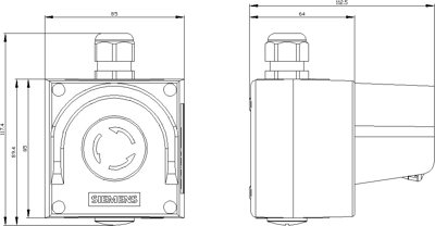 3SU1851-0NB10-4GC2 Siemens Control Devices in Housings Image 2