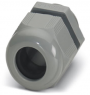 Cable gland, M20, 27 mm, Clamping range 10 to 14 mm, IP68, gray, 1424476