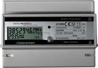 U1289-V014 Gossen Metrawatt Energy Measurement