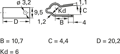 611 03 05 FGC-5 Thora Cable Holders Image 2